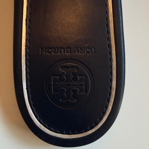 Tory Burch Black Leather Sandals - Picture 3 of 4